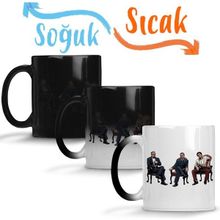 Baskı Dükkanı the Godfather Godfathers Sihirli Porselen Kupa
