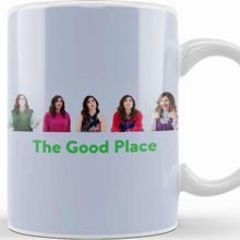 Baskı Dükkanı The Good Place Janets Beyaz 330 ml Porselen Kupa Bardak