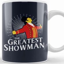 Baskı Dükkanı The Greatest Showman Ringmaster Silhouette Beyaz 330 ml Porselen Kupa Bardak