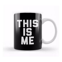 Baskı Dükkanı The Greatest Showman This Is Me Bold Text Beyaz 330 ml Porselen Kupa Bardak