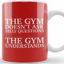 Baskı Dükkanı The Gym Understands Beyaz 330 ml Porselen Kupa Bardak