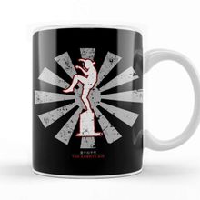 Baskı Dükkanı The Karate Kid Retro Japanese Porselen Beyaz Kupa Bardak
