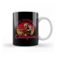 Baskı Dükkanı The Martian Social Distancing Champion Porselen Beyaz Kupa Bardak