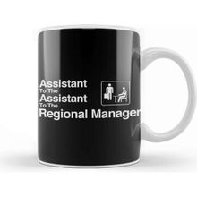 Baskı Dükkanı The Office Assistant To The Assistant To The Regional Manager White Porselen Beyaz Kupa Bardak