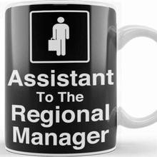 Baskı Dükkanı The Office Assistant To The Regional Manager White Porselen Beyaz Kupa Bardak