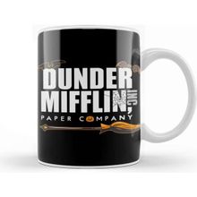 Baskı Dükkanı The Office Dunder Mifflin Halloween Porselen Beyaz Kupa Bardak
