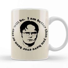 Baskı Dükkanı The Office Dwight Porselen Beyaz Kupa Bardak