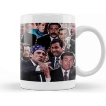 Baskı Dükkanı The Office Michael Scott Steve Carell Porselen Beyaz Kupa Bardak