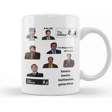 Baskı Dükkanı The Office Show Porselen Beyaz Kupa Bardak