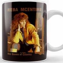 Baskı Dükkanı The Queen Of Country Reba Mcentire Beyaz 330 ml Porselen Kupa Bardak