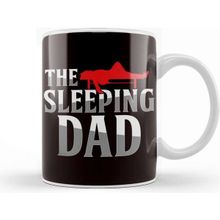 Baskı Dükkanı The Sleeping Dad Papa Father Daddy Poppa Stepdad Husband Kupa