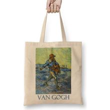 Baskı Dükkanı the Sower By Vincent Van Gogh Bez Çanta