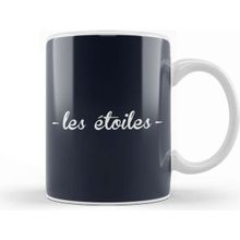 Baskı Dükkanı The Stars Les Etoiles Slogan Kupa