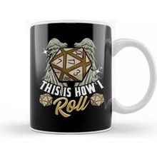Baskı Dükkanı This Is How I Roll Rpg Tabletop Gaming Dice Pun Kupa