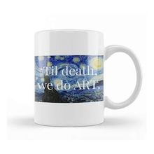 Baskı Dükkanı Til Death We Do Art Starry Night 01 Kupa