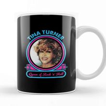 Baskı Dükkanı Tina Turner Queen Of Rock N Roll Porselen Beyaz Kupa Bardak
