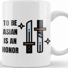 Baskı Dükkanı To Be Asıan Is An Honor Stop Asian Hate Porselen Beyaz Kupa Bardak