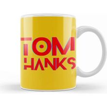 Baskı Dükkanı Tom Hanks Artwork Porselen Beyaz Kupa Bardak