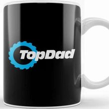Baskı Dükkanı Top Dad Top Gear Logo Kupa