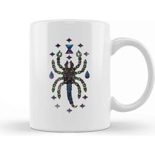 Baskı Dükkanı Trippy Scorpion Desert Arachnid Land Octopus Porselen Beyaz Kupa Bardak