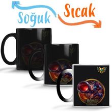Baskı Dükkanı Tristana Lol League of Legends Sihirli Porselen Kupa