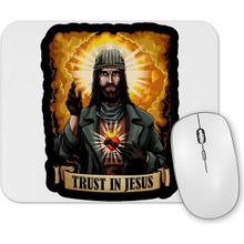 Baskı Dükkanı Trust in Jesus Walking Dead Mouse Pad