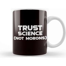 Baskı Dükkanı Trust Science Scientist Math Chemistry Nerd Geek Computer-2 Porselen Beyaz Kupa Bardak