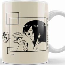 Baskı Dükkanı Tsuyu My Hero Academia Porselen Beyaz Kupa Bardak