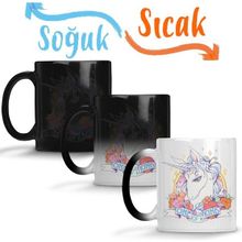 Baskı Dükkanı Unicorn 08 Sihirli Porselen Kupa