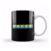 Baskı Dükkanı Unicorn Periodic Table Rainbow Kupa