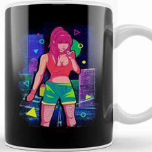 Baskı Dükkanı Vaporwave Porselen Kupa
