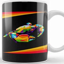 Baskı Dükkanı Vector Animals Colorful Crabs In Pop Art Kupa Bardak