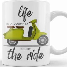 Baskı Dükkanı Vespa Journey Kupa Bardak