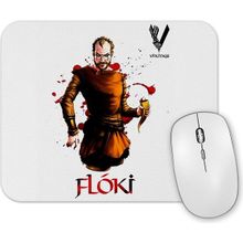 Baskı Dükkanı Vikings Floki Black Mouse Pad