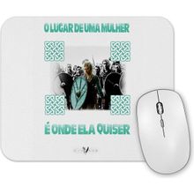 Baskı Dükkanı Vikings Lagertha Mouse Pad