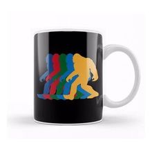 Baskı Dükkanı Vintage Bigfoot Silhouette Retro 70S Kupa Bardak