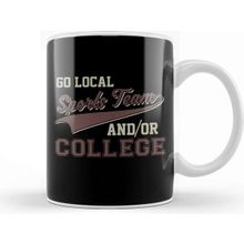 Baskı Dükkanı Vintage Go Local Sports Team And Or College Funny Kupa Bardak