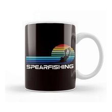 Baskı Dükkanı Vintage Spearfishing Retro Spearfisher Freediver Speargun Kupa