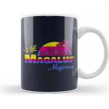Baskı Dükkanı Visit Magaluf Sunset Porselen Beyaz Kupa Bardak