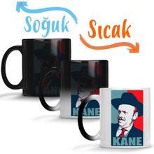 Baskı Dükkanı Vote for Kane Sihirli Porselen Kupa