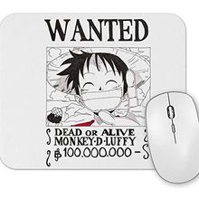 Baskı Dükkanı Wanted Luffy Mouse Pad
