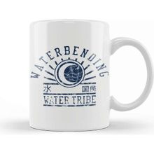 Baskı Dükkanı Water Bending Porselen Beyaz Kupa Bardak