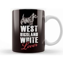 Baskı Dükkanı West Highland Terrier Lover Westie Owner Dog Breed Animals Beyaz Porselen Kupa Bardak