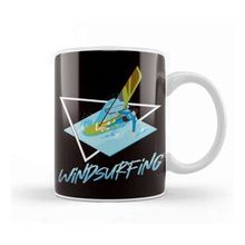 Baskı Dükkanı Windsurfing Sailboarding Sailing Windsurfer Water Sports Porselen Beyaz Kupa Bardak
