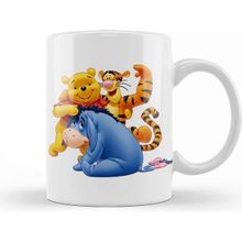 Baskı Dükkanı Winnie The Pooh Eeyore 010 Beyaz Porselen Kupa Bardak
