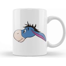 Baskı Dükkanı Winnie The Pooh Eeyore 015 Beyaz Porselen Kupa Bardak