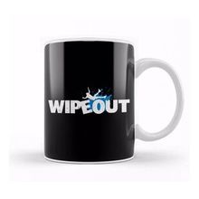 Baskı Dükkanı Wipeout Splash Logo Beyaz Porselen Kupa Bardak