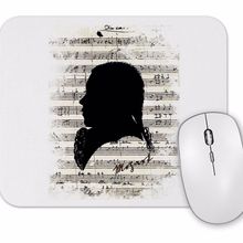 Baskı Dükkanı Wolfgang Amadeus Mozart Piyano Müzik Notaları Mouse Pad