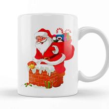 Baskı Dükkanı Yılbaşı Yeni Yıl Konseptli Noel Baba 01 Kupa Bardak