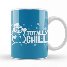 Baskı Dükkanı Yılbaşı Yeni Yıl Konseptli Totally Chill Holiday Kupa Bardak